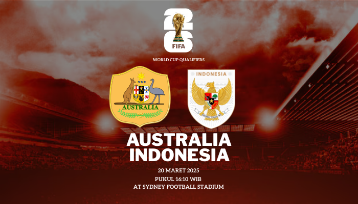 Timnas Indonesia Hadapi Australia dalam Kualifikasi Piala Dunia 2026