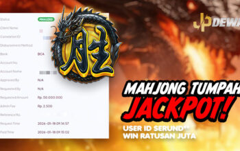 Mahjong Tumpah Jackpot! Member Win Ratusan Juta