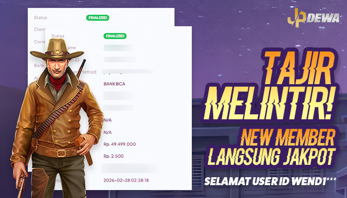 Tajir Melintir! New Member Langsung Jackpot